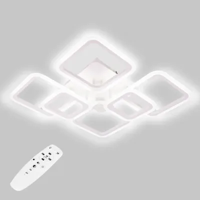Потолочная LED люстра Sunlight 69x59x9 см Белый (6325/4+2S WHT) Потолочная LED люстра Sunlight 69x59x9 см Белый (6325/4+2S WHT)