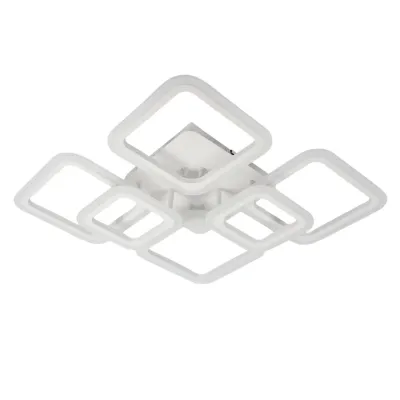 Потолочная LED люстра Sunlight 69x59x9 см Белый (6325/4+2S WHT) Потолочная LED люстра Sunlight 69x59x9 см Белый (6325/4+2S WHT)