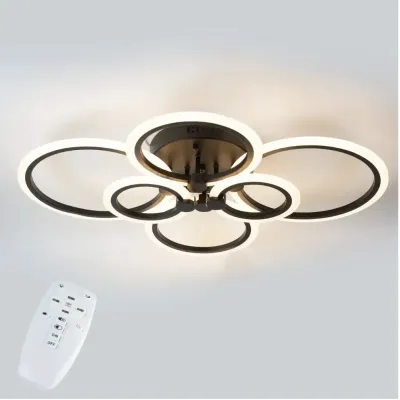 Потолочная LED люстра Sunlight 67x49x12 см Черный (6326/2+2+2 BLK) Потолочная LED люстра Sunlight 67x49x12 см Черный (6326/2+2+2 BLK)
