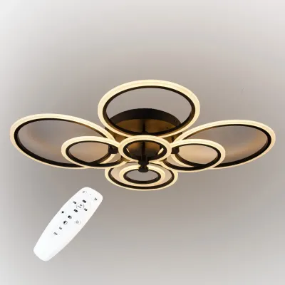 Потолочная LED люстра Sunlight 85x67x12 см Черный (6326/2+2+2+2 BLK) Потолочная LED люстра Sunlight 85x67x12 см Черный (6326/2+2+2+2 BLK)