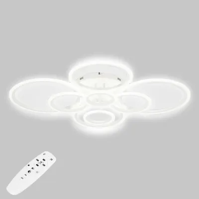 Стельова LED люстра Sunlight 85x67x12 см Білий (6326/2+2+2+2 WHT)
