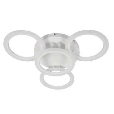 Потолочная LED люстра Sunlight 57x57x9 см Белый (6326/3+1 WHT) Потолочная LED люстра Sunlight 57x57x9 см Белый (6326/3+1 WHT)