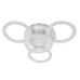Стельова LED люстра Sunlight 57x57x9 см Білий (6326/3+1 WHT)