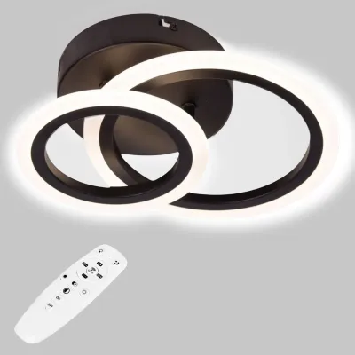 Потолочная LED люстра Sunlight 27x21x6 см Черный (6326/1+1 BLK) Потолочная LED люстра Sunlight 27x21x6 см Черный (6326/1+1 BLK)