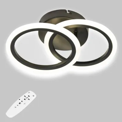 Потолочная LED люстра Sunlight 33x21x9 см Черный (6326/2 BLK) Потолочная LED люстра Sunlight 33x21x9 см Черный (6326/2 BLK)