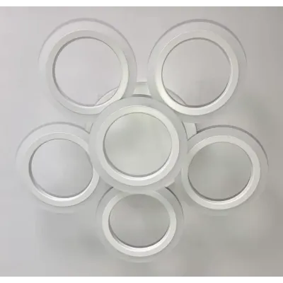 Потолочная LED люстра Sunlight 44x44x9 см Белый (6326/5+1S WHT) Потолочная LED люстра Sunlight 44x44x9 см Белый (6326/5+1S WHT)