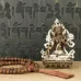 Статуя Kailash Біла Тара 9х6х4 см Коричнево-сріблястий (23890)