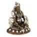 Статуя Kailash Дзамбала Будда Багатства 7х6.5х5 см Коричневий (23889)