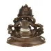 Статуя Kailash Дзамбала Будда Багатства 7х6.5х5 см Коричневий (23889)