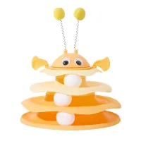 Игрушка для котов No Brand 079906 Башня 230x260 мм Желтый (14015-94171)