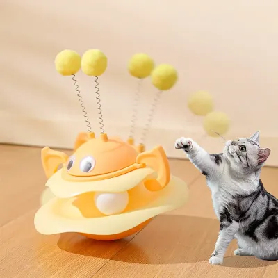 Іграшка для котів Taotaopets 014435 Неваляшка 200x250 мм Жовтий (14013-94168) Іграшка для котів Taotaopets 014435 Неваляшка 200x250 мм Жовтий (14013-94168)