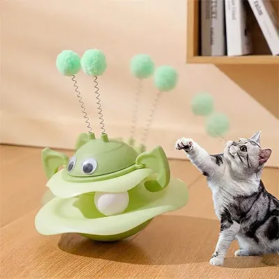 Іграшка для котів Taotaopets 014435 Неваляшка 200x250 мм Зелений (14013-94167)