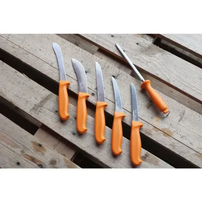 Нож кухонный разделочный Morakniv Narrow Boning Hunting S 134 мм Оранжевый (14235)