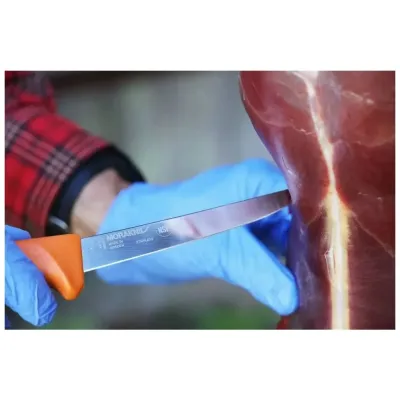 Нож кухонный разделочный Morakniv Narrow Boning Hunting S 134 мм Оранжевый (14235)