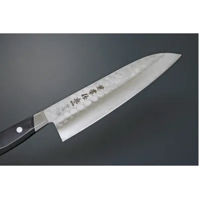 Нож кухонный Сантоку Kanetsune YH-3000 180 мм Черный (KC-921)