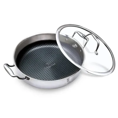 Сотейник Berlinger Haus Eternal Collection 28 см Сріблястий (BH-8515)