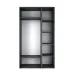 Шкаф распашной с антресолью Art In Head №12 Light 1200x2500x500 мм Графит серый (A1LTK0127000000)