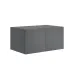 Шкаф распашной с антресолью Art In Head №1 Light 1600x2600x500 мм Графит серый (A2LTK017000000) Шкаф распашной с антресолью Art In Head №1 Light 1600x2600x500 мм Графит серый (A2LTK017000000)