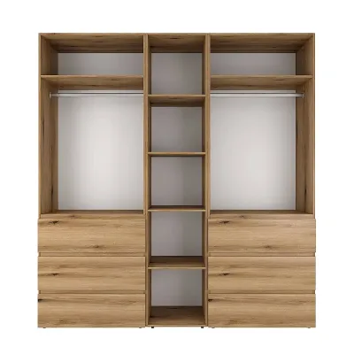 Шкаф распашной с антресолью Art In Head №3 Light 2000x2600x500 мм Дуб Эвок прибрежный (A2LTK0310000000)
