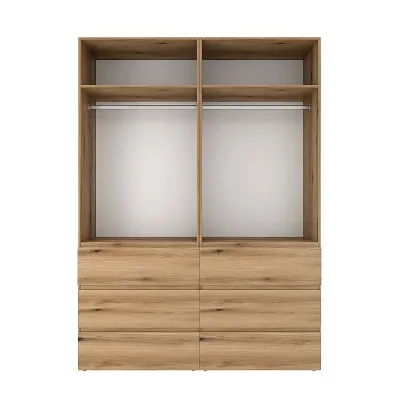 Шкаф распашной с антресолью Art In Head №10 Light 1600x2600x500 мм Дуб Эвок прибрежный (A2LTK01010000000)