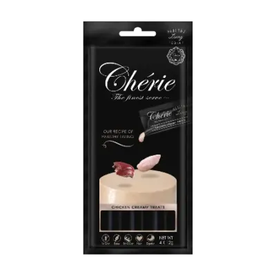 Полноценный корм для котов Cherie Healthy Living Кремовое пюре из курицы 4х12 г (04690) Полноценный корм для котов Cherie Healthy Living Кремовое пюре из курицы 4х12 г (04690)