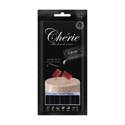 Полноценный корм для котов Cherie Healthy Living Кремовое пюре из тунца 4х12 г (04683) Полноценный корм для котов Cherie Healthy Living Кремовое пюре из тунца 4х12 г (04683)