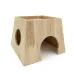 Будиночок для гризунів Lesko C041023 12.5x9.5x13 см Бежевий (14205-95084)
