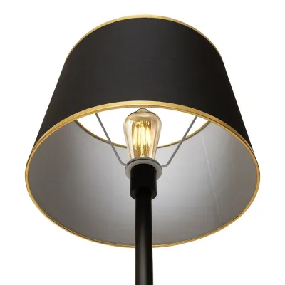 Торшер MSK Electric Palermo Е27 NL 3621 BK+BK 1500 мм Черный (620127) Торшер MSK Electric Palermo Е27 NL 3621 BK+BK 1500 мм Черный (620127)