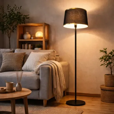 Торшер MSK Electric Palermo Е27 NL 3621 BK+BK 1500 мм Черный (620127) Торшер MSK Electric Palermo Е27 NL 3621 BK+BK 1500 мм Черный (620127)