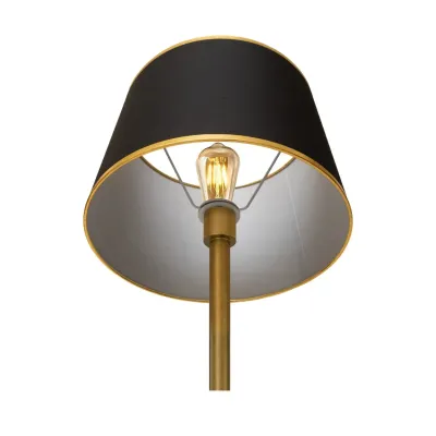Торшер MSK Electric Palermo Е27 NL 3621 GD+BK 1500 мм Черный (620288) Торшер MSK Electric Palermo Е27 NL 3621 GD+BK 1500 мм Черный (620288)