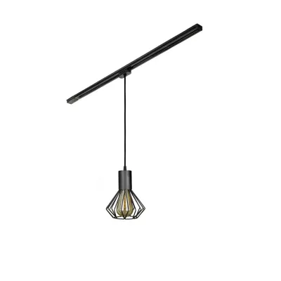 Светильник трековый MSK Electric Diadem Е27 NT 2215 BK 692 мм Черный (622708)