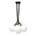 Люстра подвесная MSK Electric Luna Е27 d-150mm NL 202612-7R BK 1100 мм Черный (622746)