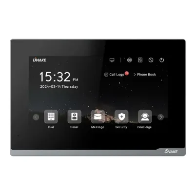 Видеодомофон Dnake E217W Wi-Fi Black (12785)