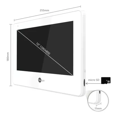 Відеодомофон NeoLight MEZZO Hybrid White (12791)