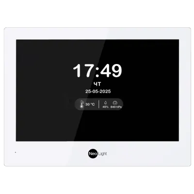 Відеодомофон NeoLight ALPHA Hybrid White (12793)