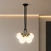 Светильник подвесной MSK Electric Luna Е27 PL 202611-5R BK 350x1100 мм Черно-бронзовый (622751)