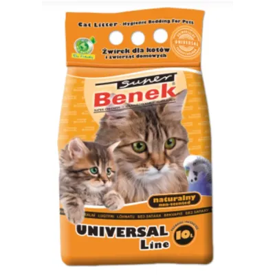 Бентонитовый наполнитель Super Benek Универсальный Натуральный 10 л (7010197) Бентонитовый наполнитель Super Benek Универсальный Натуральный 10 л (7010197)