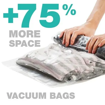 Вакуумный пакет для одежды MHZ VACUUM-BAG с клапаном  80х120см Прозрачный (6b190604)
