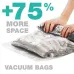 Вакуумный пакет для одежды MHZ VACUUM-BAG с клапаном  80х120см Прозрачный (6b190604)