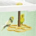 Игрушка-вертушка для птиц Lesko N365001 17.7x18.2x18.6 см Желтый (14216-95081)