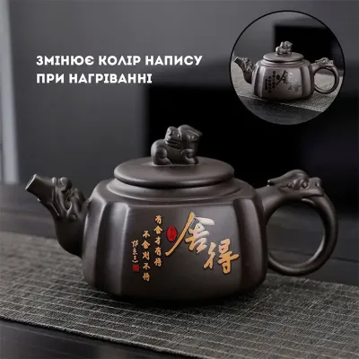Чайник Lesko 20240409 Pixiu 310 мл Чорний (14166-95623)