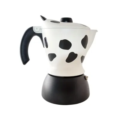Гейзерна кавоварка Bialetti Mukka Express F19 480 мл Біло-чорний (BME2TZ41)