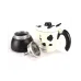 Гейзерна кавоварка Bialetti Mukka Express F19 480 мл Біло-чорний (BME2TZ41)