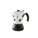 Гейзерна кавоварка Bialetti Mukka Express F19 480 мл Біло-чорний (BME2TZ41)