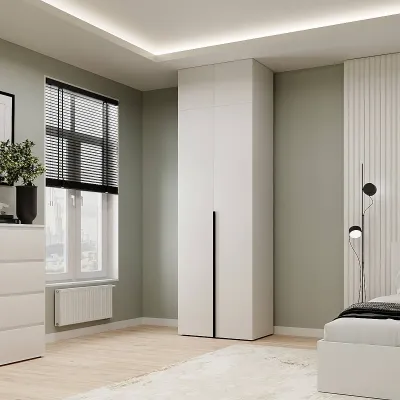 Шафа розпашна з антресоллю Art in Head Light №13 800х2500х500 мм Білий діамант (A1LTK0131000000) Шафа розпашна з антресоллю Art in Head Light №13 800х2500х500 мм Білий діамант (A1LTK0131000000)