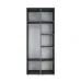 Шкаф распашной с антресолью Art in Head Light №13 800х2500х500 мм Графит серый (A1LTK0137000000)