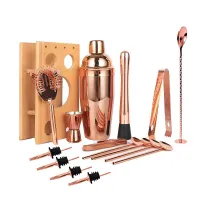 Набір для бару Copper KM-AMS64 16 предметів Rose Gold (14174-95692) Набір для бару Copper KM-AMS64 16 предметів Rose Gold (14174-95692)