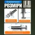 Скрытый стопор дверной магнитный No Brand 20 мм Серебристый (SDM-4620)
