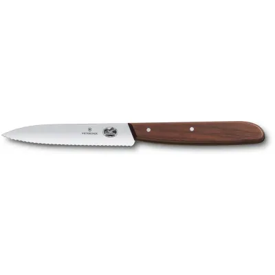Нож для очистки овощей Victorinox Wood 10 см Коричневый (5.0730.RAD) Нож для очистки овощей Victorinox Wood 10 см Коричневый (5.0730.RAD)