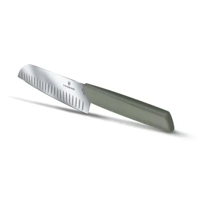 Нож сантоку Victorinox Swiss Modern 17 см Зеленый (6.9056.17K6B)